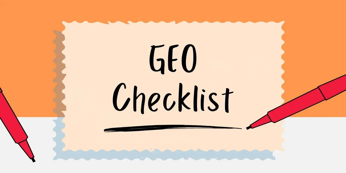 Чек-лист GEO — 30 дней до цитирования в ИИ